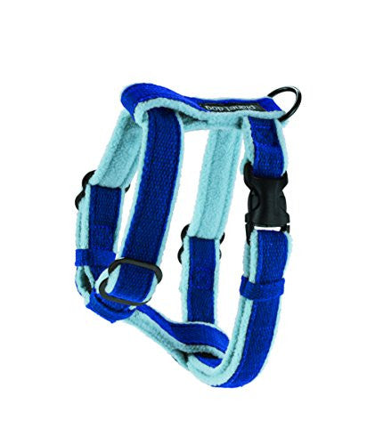 Cozy Hemp Adjustable Harness - Blue - Medium