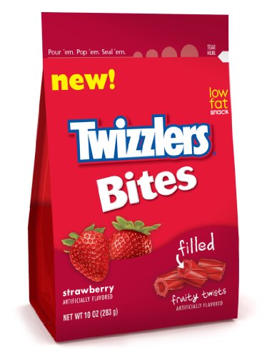 Twizzlers Strawberry Flavor Filled Bites 10 Oz