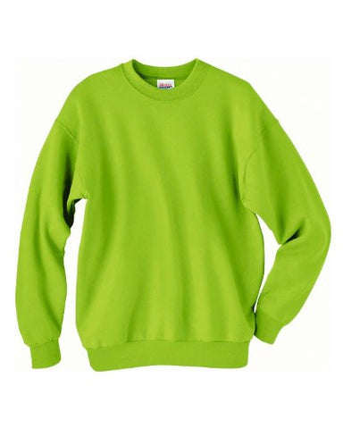 Hanes ComfortBlend Long Sleeve Fleece Crew - p160 (Safety Green / XXX-Large)