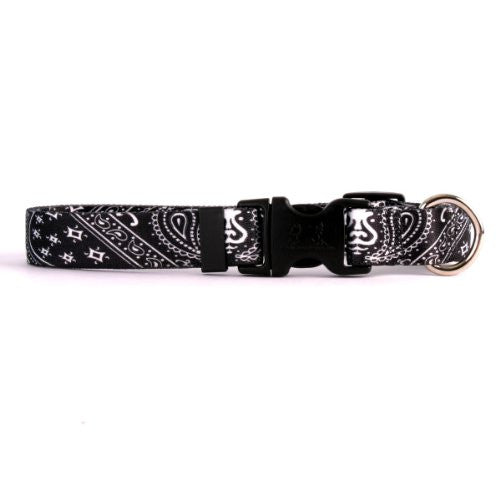 Black Bandana Collection - Pet Collar, Medium