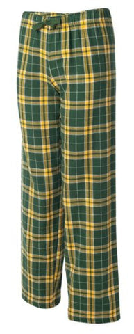 Flannel Pant - Green/Gold, Large