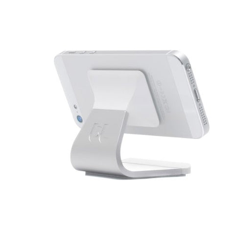 Milo Micro-Suction Stand for Smartphones - Aluminum/White