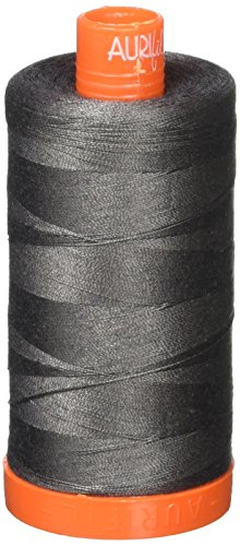 Aurifil- 50wt Cotton 1,422yd, Pewter