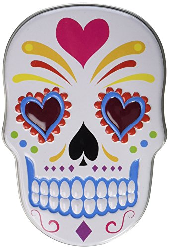 Boston America Sugar Skulls Tin, 18-Pack Display