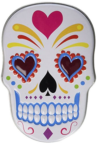 Boston America Sugar Skulls Tin, 18-Pack Display