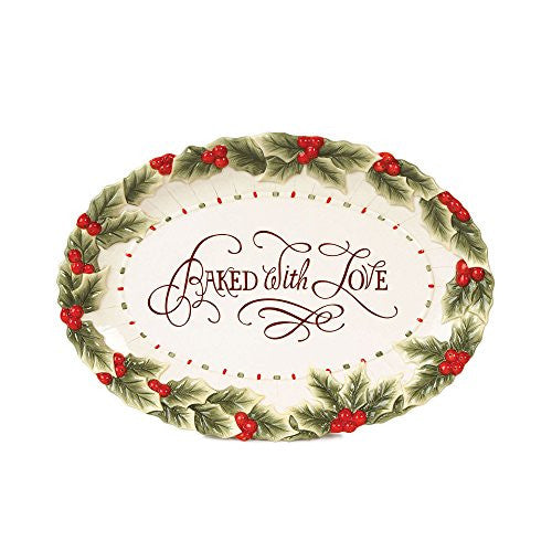 FITZ AND FLOYD COOKIE PLTR - BAKED WITH LOVE