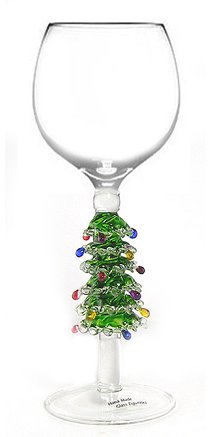 Wine glass / Christmas tree