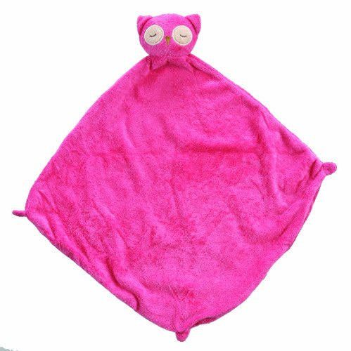 Angel Dear Blankie -  Owl, Hot Pink