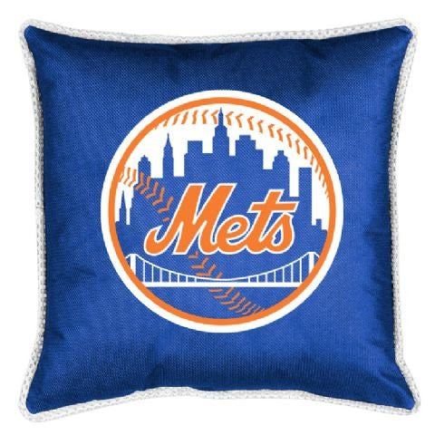SIDELINES PILLOW New York Mets - Color Bright Blue - Size 18x18