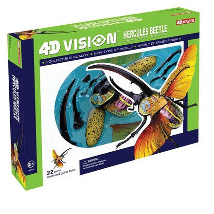 4D Vision Hercules Beetle Anatomy Model