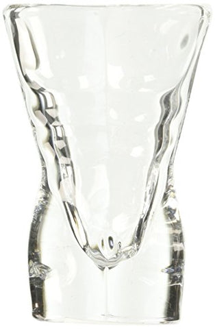 Male Torso Shot Glass - Clear/Glass 1oz.