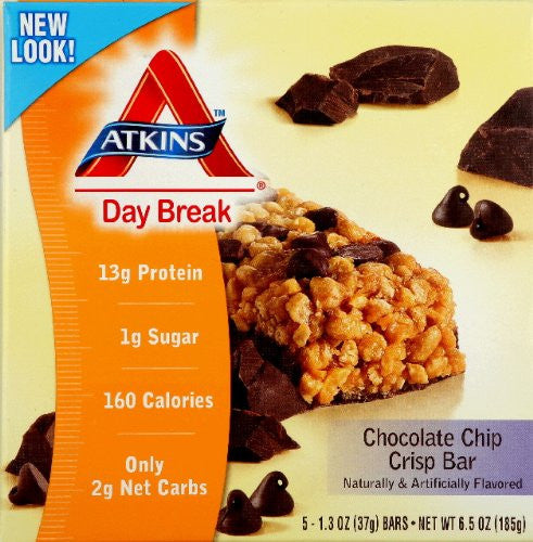 Atkins Advantage Bar, Chocolate Chip Crisp 6.0 OZ