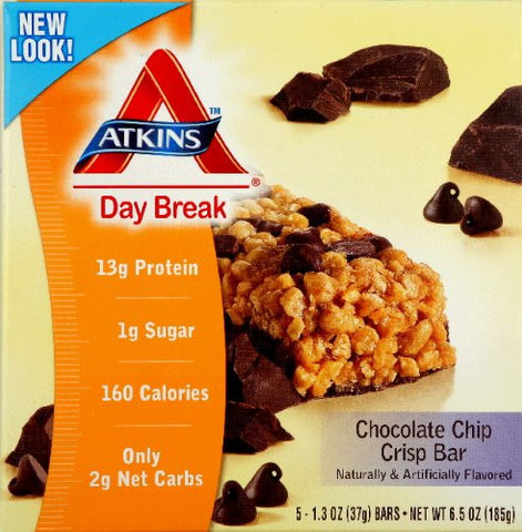 Atkins Advantage Bar, Chocolate Chip Crisp 6.0 OZ