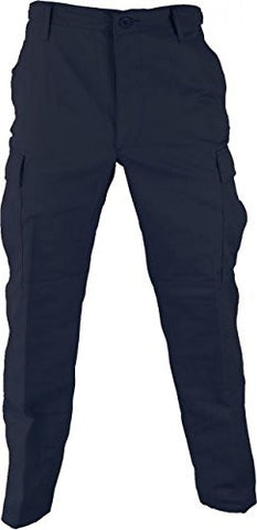 Genuine Gear BDU Trouser (60/40 Cotton/Poly Ripstop), Dark Navy, Medium Regular