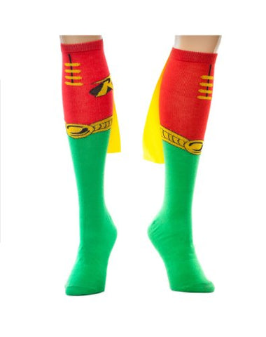 DC Comics Robin Juniors Knee High Cape Sock