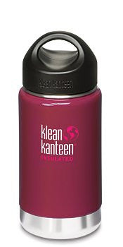 12oz Kanteen Wide Insulated (w/Stainless Loop Cap) (Color: Wild Raspberry)