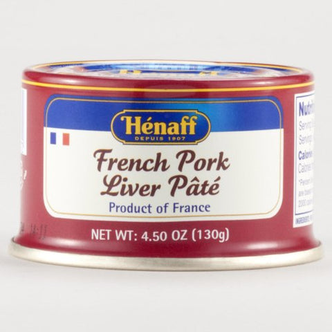 French Pork Pate Liver Henaff, 4.5oz