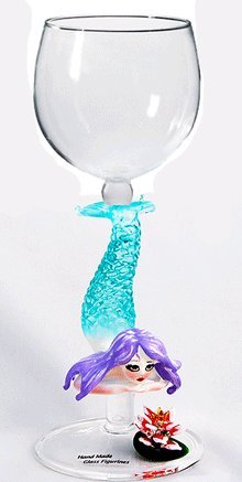 Wine glass /Mermaid