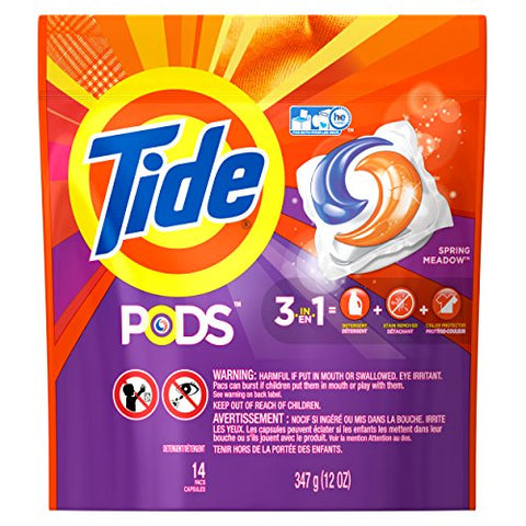 Tide Liquid Pods Spring Meadow - 14/pack