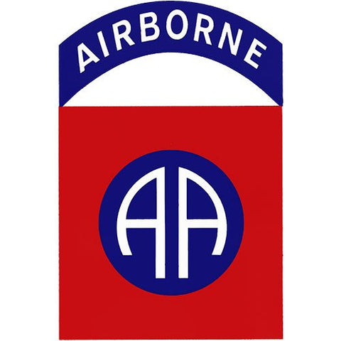 82D Airborne Crest 2.75"x4.25" Decal