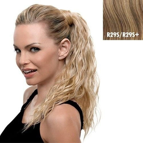 18" Beach Curl Pony - Glazed Strawberry