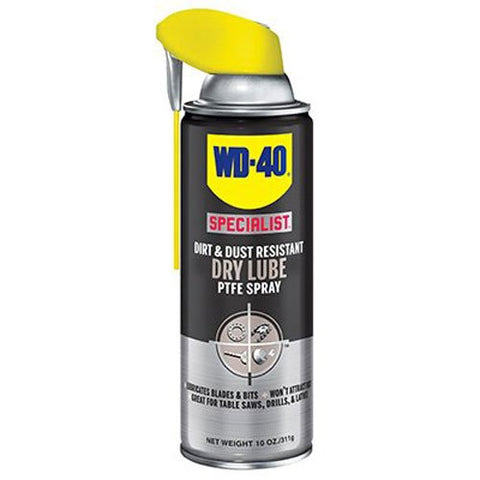 WD-40 Specialist Dirt & Dust Resistant Dry Lube PTFE Spray, 10 oz