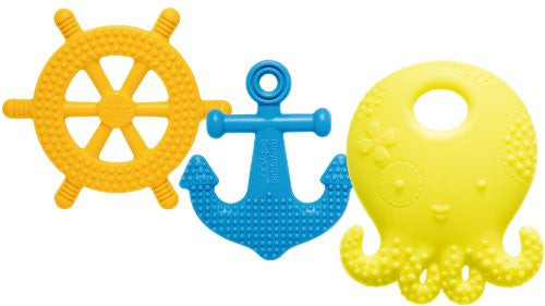 Suri the Octopus and Friends Teething Toys - Lemon set