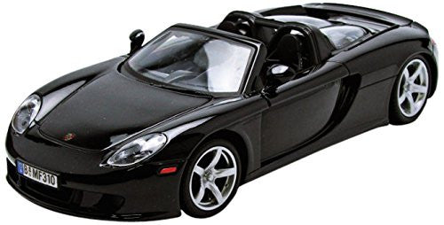 Motormax - Porsche Carrera GT Convertible (1/24 scale diecast model car, Black)