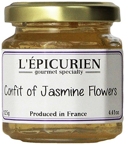 L'Epicurien Jasmine Flowers Confit, 4.4 oz