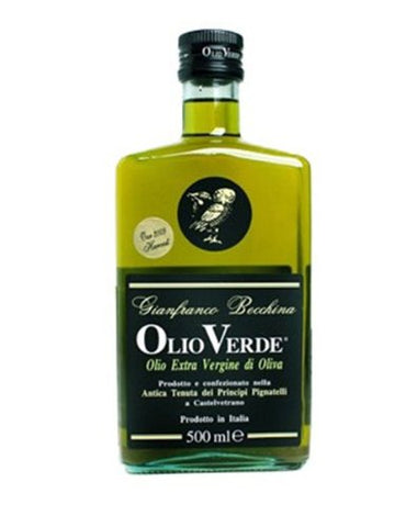 Gianfranco Becchina Extra Virgin Olive Oil, Olio Verde - 2017 Harvest, 500 ml/16.9 fl oz
