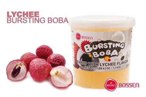 Bossen, Bursting Boba - Lychee (7.26 lbs)