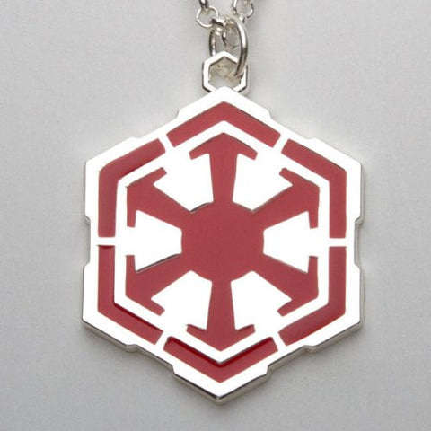 Star WarsTM: The Old RepublicTM Sith Empire Pendant Necklace - Red/Silver