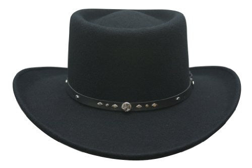 Qunicy Wool Gambler - Black, Medium