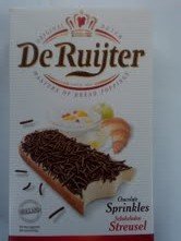 De Ruijter Dark Chocolate Sprinkles, 14.1 oz