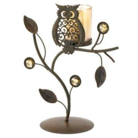 Wise Owl Votive Stand