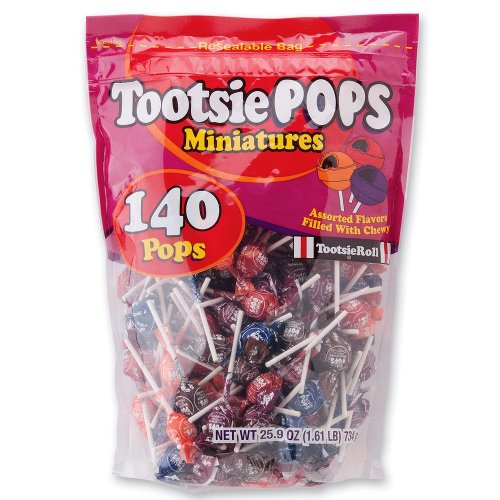 Tootsie Pops Miniatures Bag 140 Count