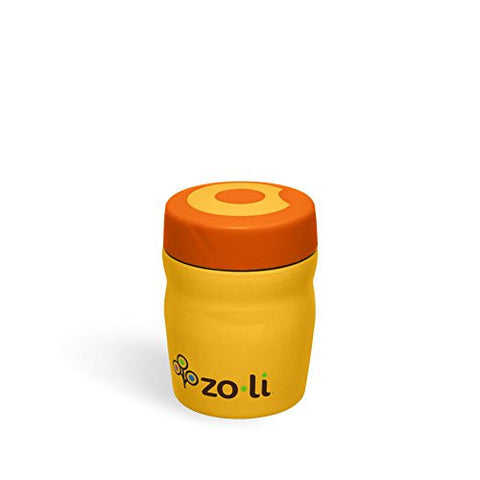Zoli Dine Vacuum Insulated Food Jar 12 oz (Color: Orange)