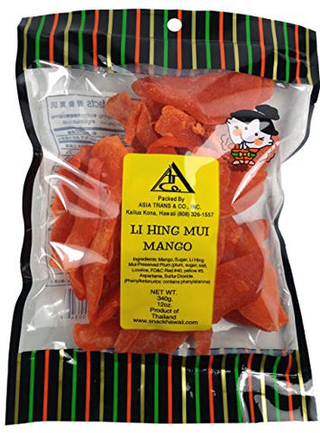 Li Hing Mui Mango 12 Oz Bag
