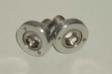 Crank Arm Bolts SILVER 2-Pack