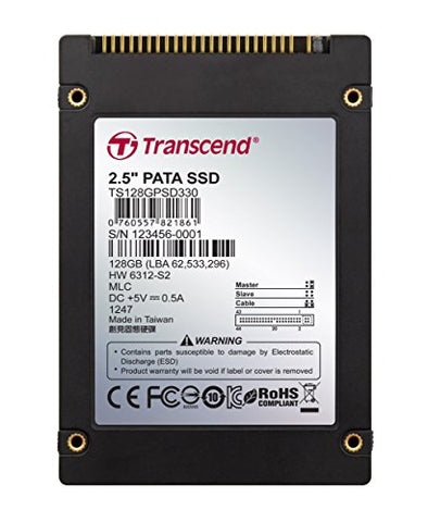 128GB Transcend PSD330 2.5-inch IDE Internal SSD Solid State Disk (MLC Flash)