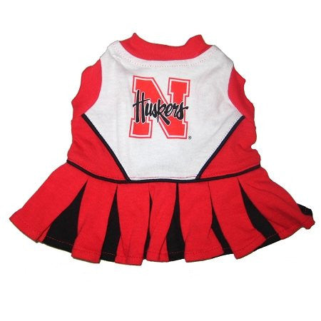 Nebraska Cheerleader Dog Dress, medium