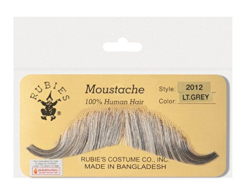 European Moustache - Light Gray