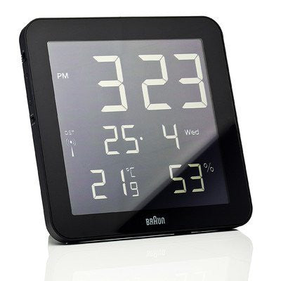 Digital Wall Clock Color Black