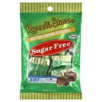 Sugar Free Butter Cream Caramels Peg Bag, 3oz.