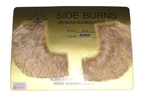 2019 (Blonde) Human Hair Pork Chop Sideburns