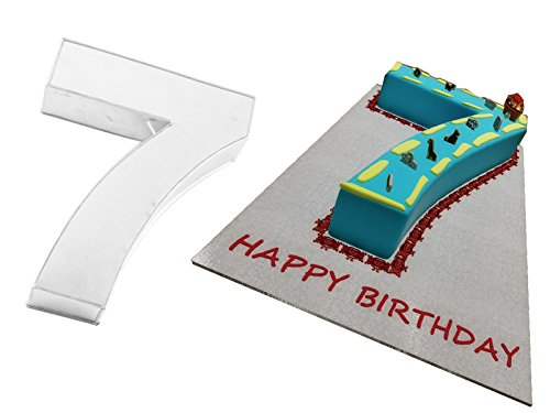 Small Number Seven Cake Tin Pan, 10"x8"x2.5" (approximate)