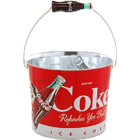 Coke Galvanized Beverage Bucket