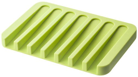 Flow Silicone Soap Tray - Green