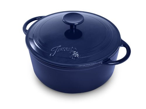 Fiesta Cast Iron 5.3QT Dutch Oven - Cobalt