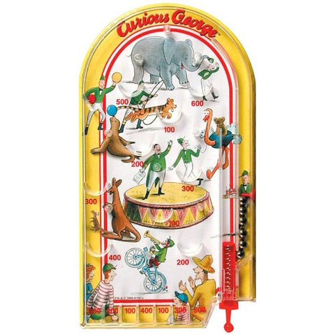 Schylling Curious George Pinball Toy